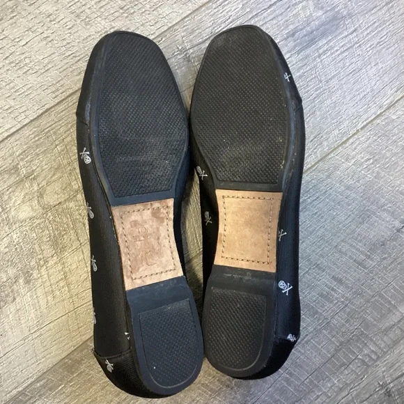 Toms One For One Skull Ballerina Flats Size 8 - Picture 7 of 10